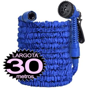 Manguera Expandible 30m con Pistola Expansible Magic Hose Azul
