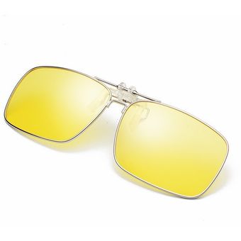 Polarized Sunglasses Lens Clip On Glasses Night Vision Women 
