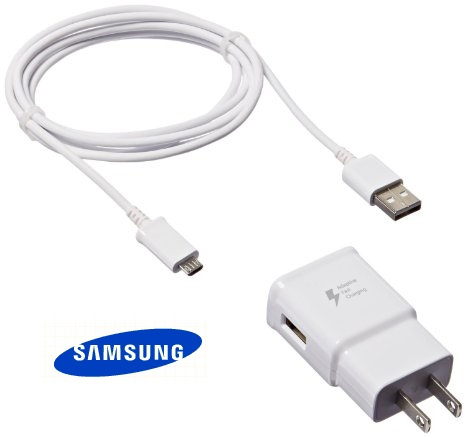 Cargador Samsung Fast Charge Con Cable Micro Usb Carga Rapida