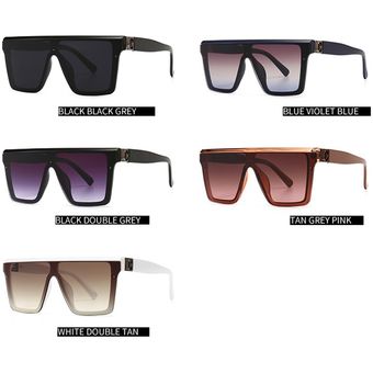 Marca de diseñador de lujo retro gafas de sol cuadradas demujer 