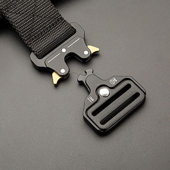Cinturón De Los Hombres Nylon Training Metal Multifunción De 