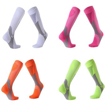 Calcetines de compresión largos Marathon Sports Socks Adult Corriendo calcetines de compresión Calcetines de compresión largos Marathon Sports Socks Adult Corriendo calcetines de compresión