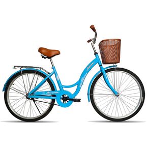 Bicicleta Black Panther Retro Urbana Sahara Rodada 24-Azul