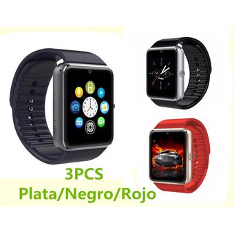 con/camara android plata smartwatch