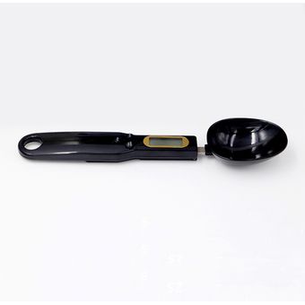 #Black 500g0,1g LCD pantalla Digital cuchara medidora de cocina Digital electrónica cuchara escala Mini cocina escalas suministros para hornear 