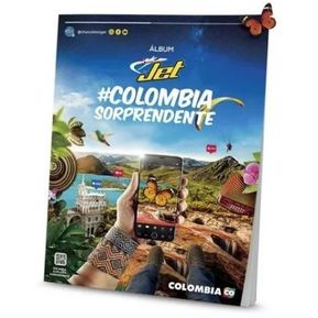 Álbum Jet Colombia Sorprendente Sellado