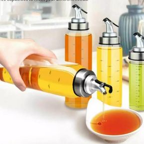 Botella dispensador de aceite o vinagre aceitero 300 ml premium