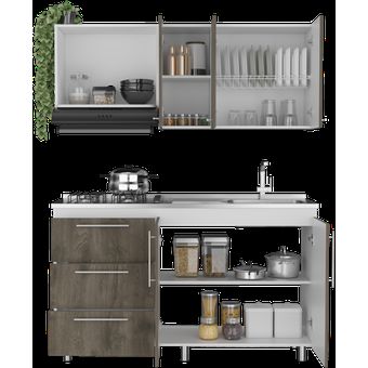 RTA Muebles - Cocina de 150 ideal para espacios pequeños, con 4 puertas, 2  cajones y compartimentos perfectos de almacenamiento Cocina 150 Belga  Disponible en www.homecenter.com.co  . . #RTAmuebles #muebles #diseño # cocinas #tendencias