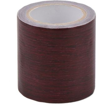 ZIRAN 5M Rollo de Cinta Adhesiva Adhesiva de reparación de Vetas de Madera Realista 8 Colores para Cinta de Muebles marrón 