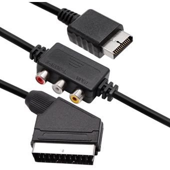 AV RCA de salida del cable Cable de 1,8 metros para Sega Dreamcast 2 En 1 RGB SCART 