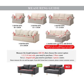 Fundas sofá cubierta para habitación cubierta de sofá elástico de corte transversal elástico en forma de L funda para sillón profundo sofá tamaño a 4 #3-009 