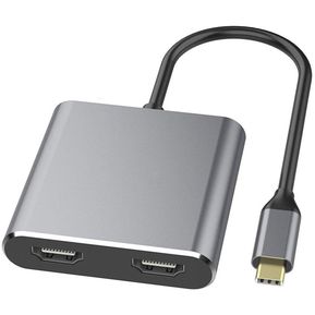 Adaptador HDMI tipo C 4K C a usb dual USB 3.0 convertidor de...