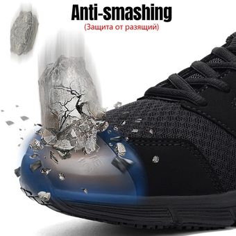 41.5 EU, Gris Calzado de Industrial y Deportiva LARNMERN Zapatos de Seguridad para Hombre con Puntera de Acero Zapatillas de Seguridad Trabajo 
