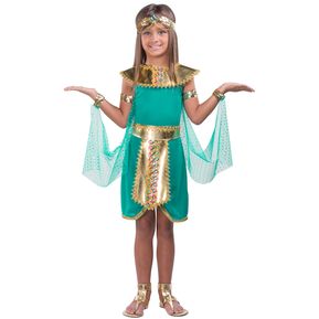 Disfraz Niña Princesa Egipcia Verde