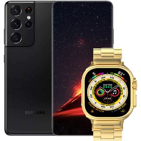 Samsung Galaxy S21 Ultra 5G 128GB Negro + Smartwatch Ultra G...