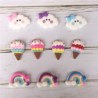 Lindo Cartón Rainbow Cloud Helado Diy Accesorios Diy Center 