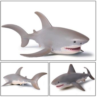 Tiburón realista PVC Ocean Sea Sealife Animal Figura Niños Modelo de juguete para niños Regalo 