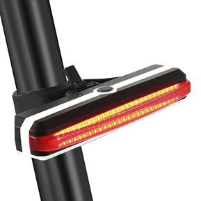 Redlemon Luz Trasera Bicicleta Recargable Impermeable 5 Modos de Luz