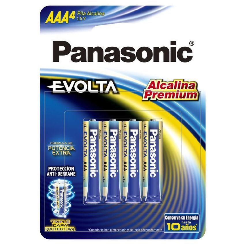 Pila Panasonic Evolta Alcalina Aaa C/4 1.5v Lr03egl/b4
