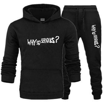 Suit Sweatshirts Jogging Training Gym Fitness Running Fit Closure Type Material\ Men's Sportswear So Serious #Photo Color 