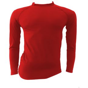 Camiseta para Deportes Slim Fit de Compresión Rojo Unisex - Joel Intimo