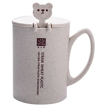 1pc Taza De Caricatura Café Café Café Desayuno Con Taza Con 