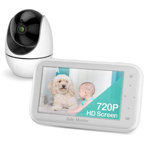 Monitor De Bebé Con Cámara Y Audio Con Zoom