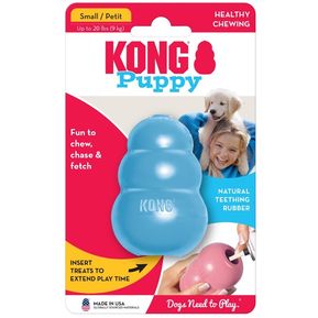 Kong Classic Portapasabocas Caucho Perro Puppy Raza Pequeña Azul