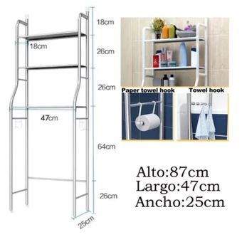 Organizador De Baño Estantería Mueble Ahorrador De Espacio