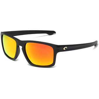 Diseño de marca de gafas de sol masculinas ovaladas retromujer 