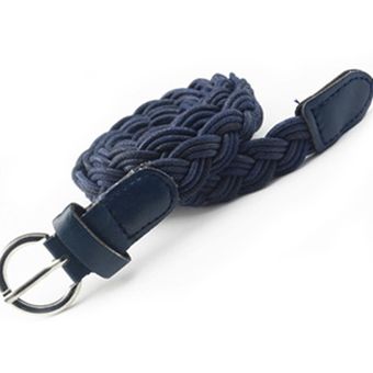 Cinturón elástico de 103cm para mujer cinturón tejido con torsión 