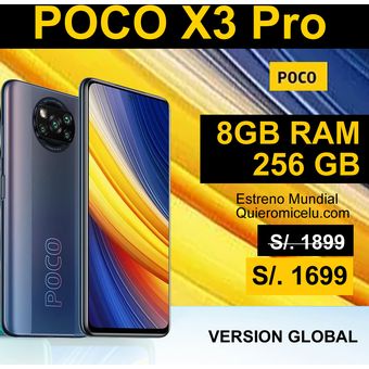 Poco X3 Pro 256GB  Entel Empresas Perú