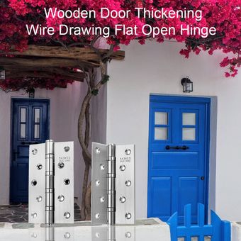 Lala Wood Door 5 acero inoxidable, exquisitamente diseñado duradero 