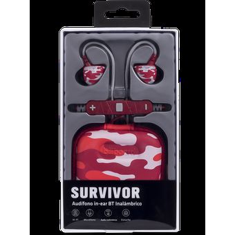 Aud fonos Inal mbricos Billboard In ear Survivor Rojo Linio