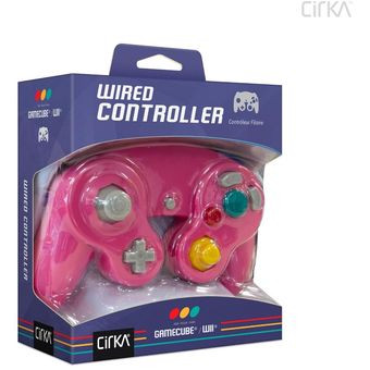 Mando compatible Gamecube/Wii rosa
