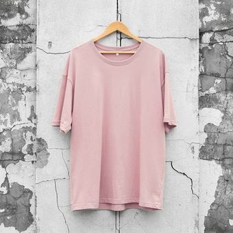 Camiseta informal de manga corta de retales a la moda de verano para hombre ropa hombre tendencia Casual ajustada Fit Hip Hop Top Tees DS750 Dark Pink 