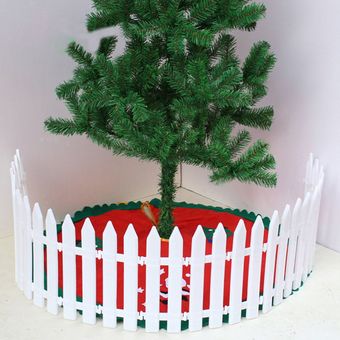 Valla decorativo de la Navidad de plástico Hotel Fashion árbol de navidad de plástico Valla 