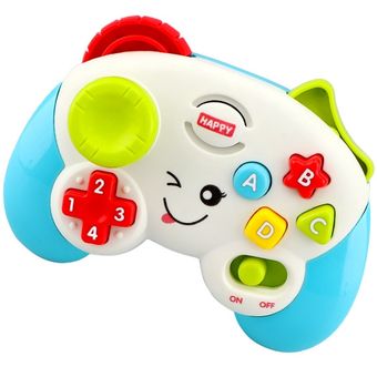 Controlador de aprendizaje de música para bebés 1 unidad juguete con sonidos de luz juego de actividades para niños pequeños 