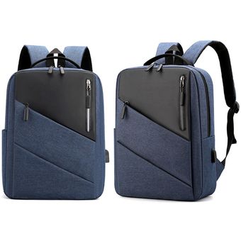 Bolso de hombro para hombre mochila antirrobo bolso bandolera de carga USB