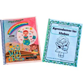 Libros: Aprendamos A Leer Y Escribir Vol 1 - 2 Y Abecedario Para Niños