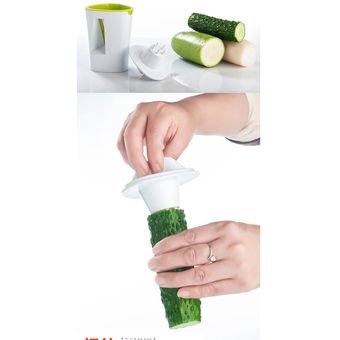 máquina de espagueti Cortadora espiral de verduras Manual 2 en 1 segura y fiable nueva llegada 2019 espiralizador de verduras cortador 