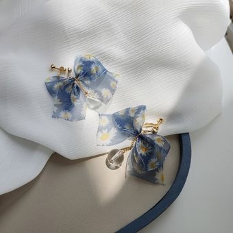 Pendientes De Cinta De Lazo Sweet Girl Pendientes De 