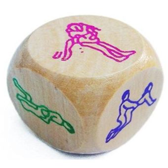 Dado de madera Kamasutra para juegos eróticos : SCALA SELECTION