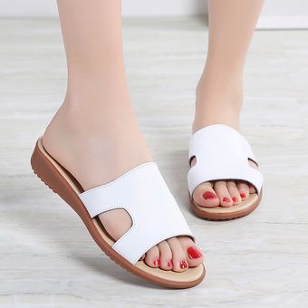 calzado casual de verano-Blanco Zapatillas de mujer 