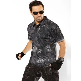 camiseta de talla grande S-5XL accesorios de ropa ropa de senderismo al aire libre Camisetas deportivas para hombre camiseta de manga corta de secado rápido Multicam de camuflaje 