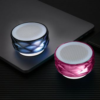 Wireless Mini Altavoces portátiles de cristal de diamante de audio estéreo reproductor de música 