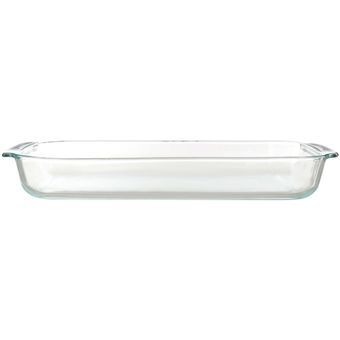 Fuente rectangular de vidrio con tapa Easy-Grab Pyrex 1.9 litros