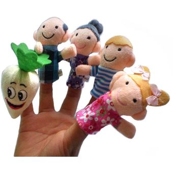 8PCS  Set Fairy Tale The Enormous Nabo Finger Puppets Storytelling Do 