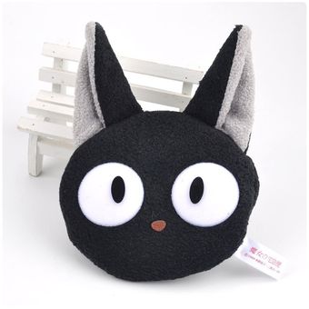 Monedero de felpa gato negro JIJI creativo Mini animales de dibujos an 