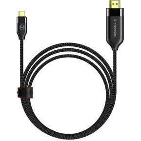 Cable USB Tipo C a HDMI 4K Reforzado con Chapa de Oro 2m